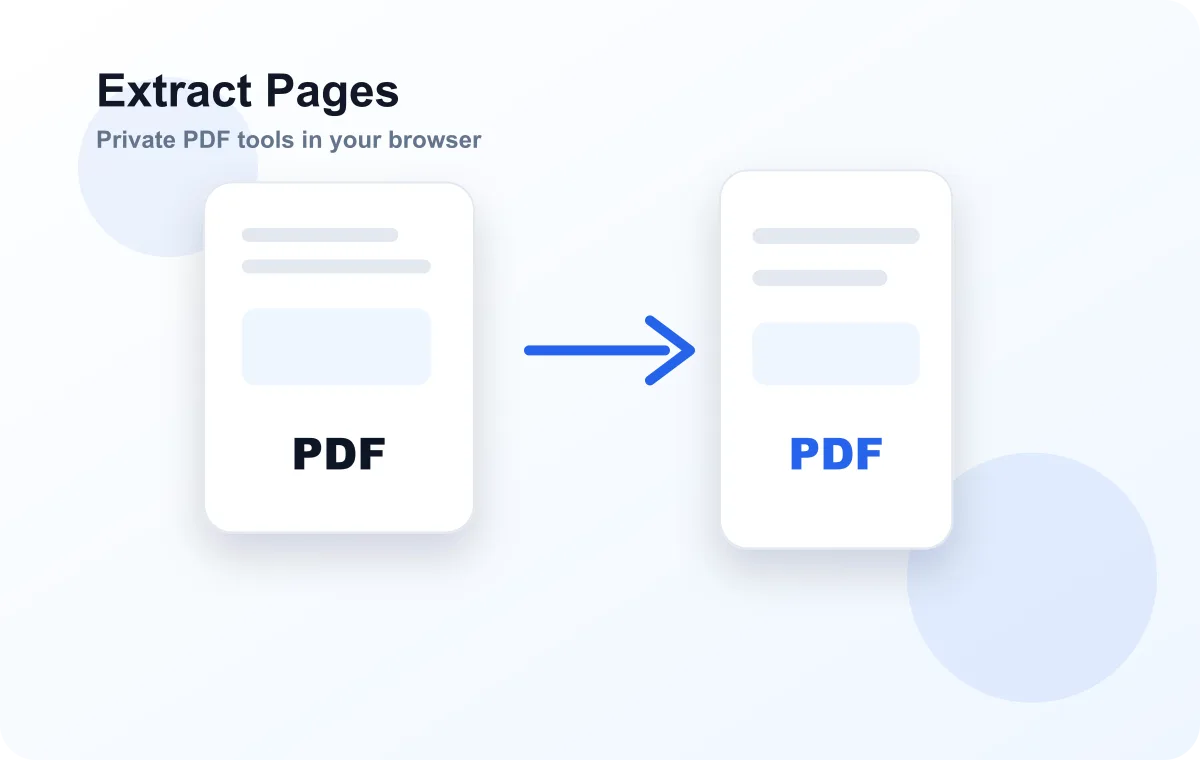Extract Pages workflow illustration