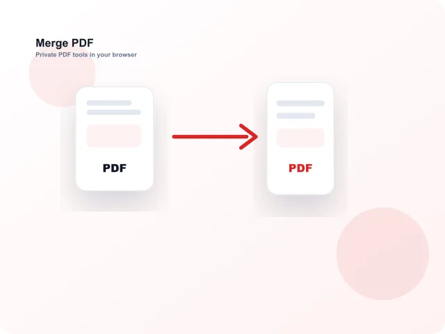 Merge PDF preview