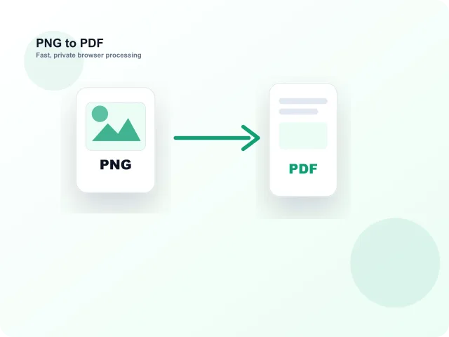 PNG to PDF page preview