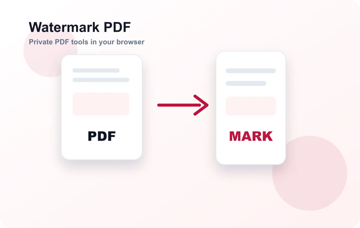 Watermark PDF workflow illustration